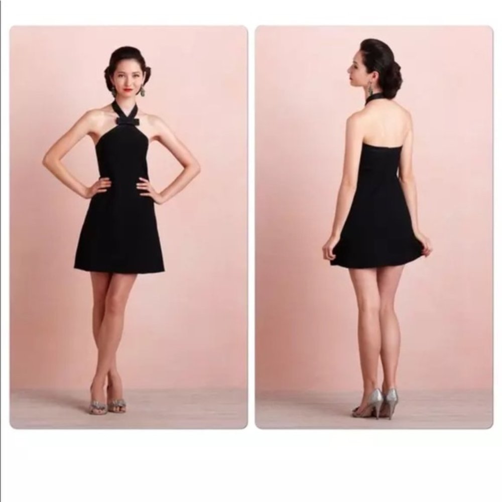 BHLDN Hithero Audrey black cocktail dress formal